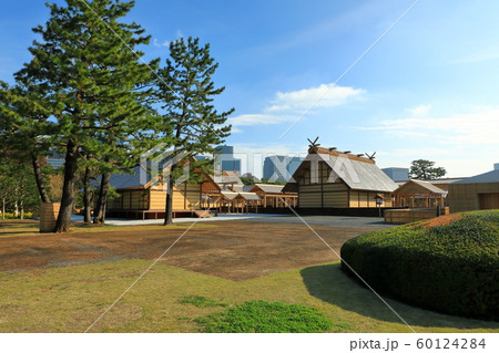 皇居東御苑　大嘗祭　大嘗宮一般公開　左側面後方 60124284