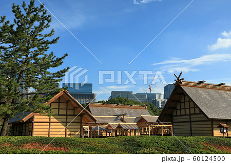 皇居東御苑　大嘗祭　大嘗宮一般公開　左側面後方 60124500