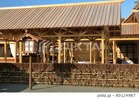 皇居東御苑 大嘗祭 大嘗宮一般公開 右側 皇居東御苑 大嘗祭 大嘗宮一般公開 右側 60124967