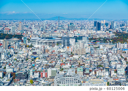 東京シティービュー　渋谷から新国立競技場方向の眺望 60125006