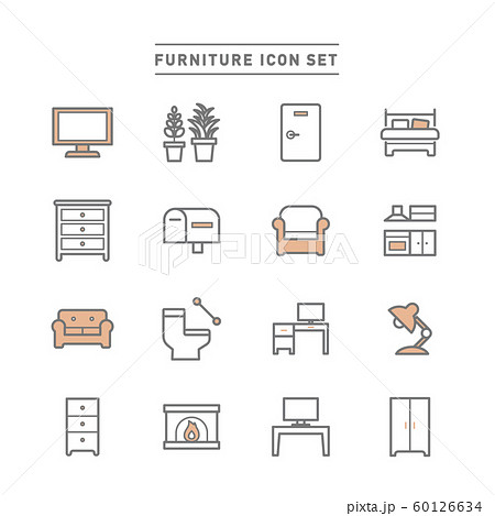 FURNITURE ICON SET 60126634
