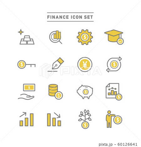 FINANCE ICON SETのイラスト素材 [60126641] - PIXTA