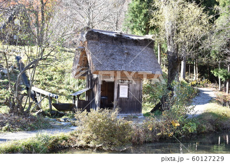 茅葺屋根の白川郷 60127229