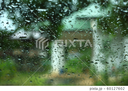 water rain drop on glass window water rain drop on glass window 60127602