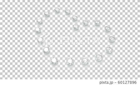 ダイヤモンド ハートライン バックグランド白系 テキストスペース CG ダイヤモンド ハートライン バックグランド白系 テキストスペース CG 60127896