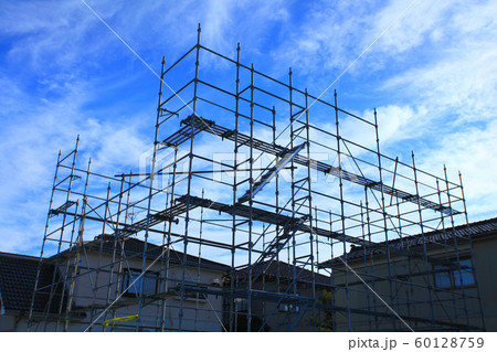 住宅建築の足場 住宅建築の足場 60128759