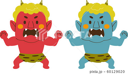 赤鬼・青鬼のイラスト素材 [60129020] - PIXTA