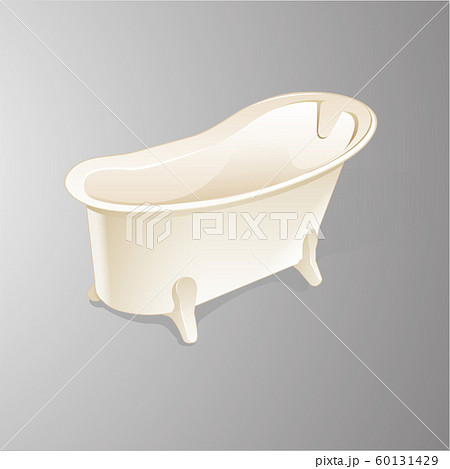 Bathtub isolated on white background 60131429