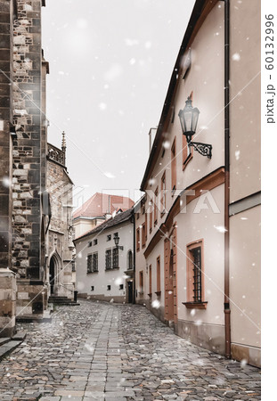 Brno, Czech Republic in winter snowstorm Brno, Czech Republic in winter snowstorm 60132996