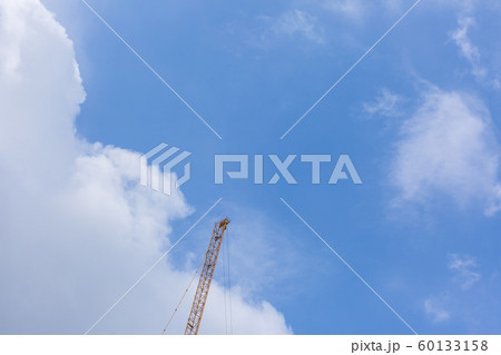 Cloud background, beautiful blue sky with white clouds 062 60133158