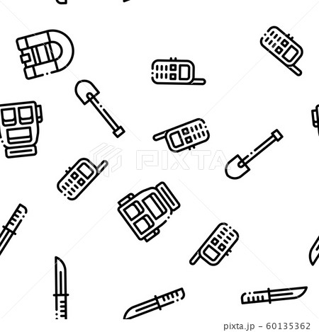 Adventure Seamless Pattern Vector Adventure Seamless Pattern Vector 60135362
