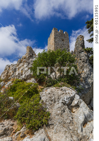 Historical Saint Hilarion Castle in Kyrenia region Historical Saint Hilarion Castle in Kyrenia region 60135991