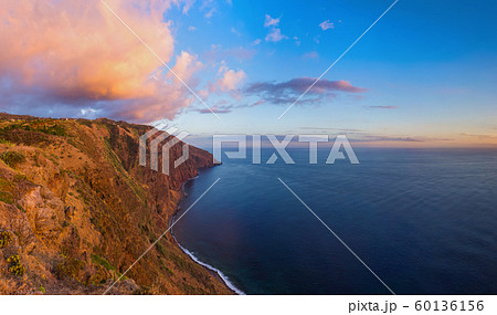 Sunset in Ponta do Pargo - Madeira Portugal 60136156
