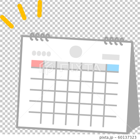 卓上カレンダー	 60137323