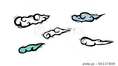 雲　中華　絵本　年賀状 60137899