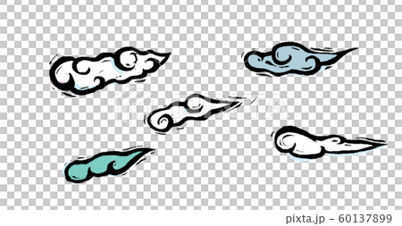 雲　中華　絵本　年賀状 60137899