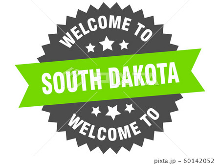 South Dakota sign. welcome to South Dakota green South Dakota sign. welcome to South Dakota green 60142052