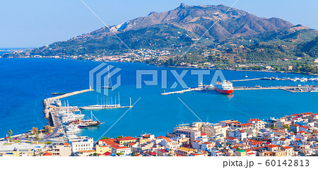 Coastal landscape of Zakynthos 60142813