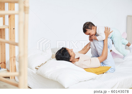 Funny time with baby 60143078