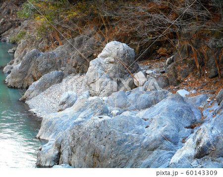 高津戸峡  ゴリラ岩 高津戸峡  ゴリラ岩 60143309