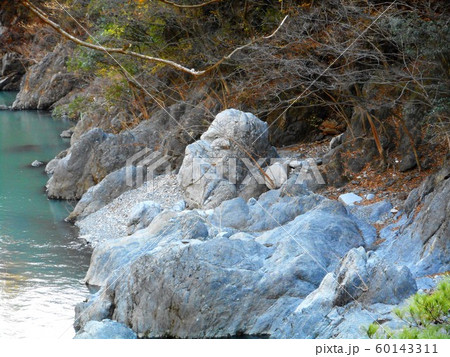 高津戸峡 ゴリラ岩 高津戸峡 ゴリラ岩 60143311