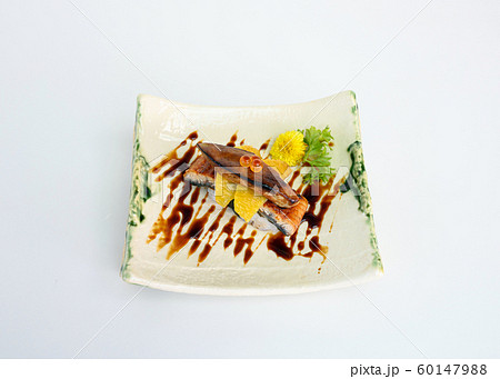 Smoked Unagi with Foie Gras red wine sauce 60147988