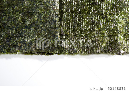 板海苔 裏表の写真素材