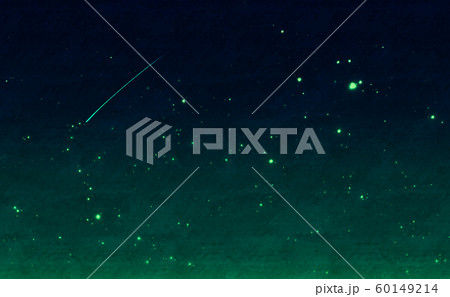 綺麗な星空 流れ星のイラスト素材 60149214 Pixta