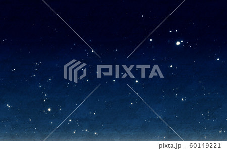 深青色の星空背景イメージ素材 深青色の星空背景イメージ素材 60149221