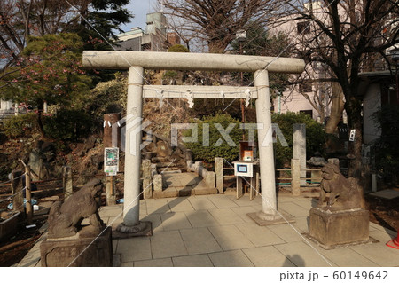 鳩森八幡神社　富士塚 60149642