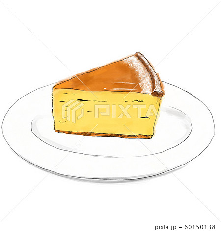 チーズケーキのイラスト素材 60150138 Pixta