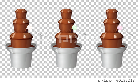Chocolate Fountain Illustration_Marshmallow_3 colors 60153218