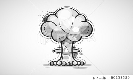 一点物アートF3号】Explosion,03-爆発- 【言葉アート/イラスト