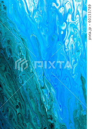 Abstract texture of liquid acrylic. Part of image. 60153789