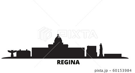 Canada Regina City Skyline Isolated Vector のイラスト素材