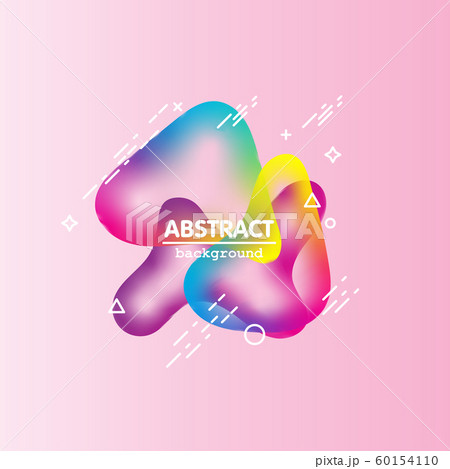 Motion amoeba fluid abstract background paper cut Motion amoeba fluid abstract background paper cut 60154110