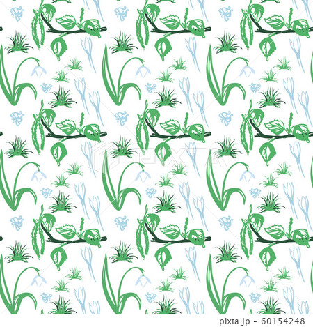 Trendy Seamless Floral Pattern in Vector Trendy Seamless Floral Pattern in Vector 60154248