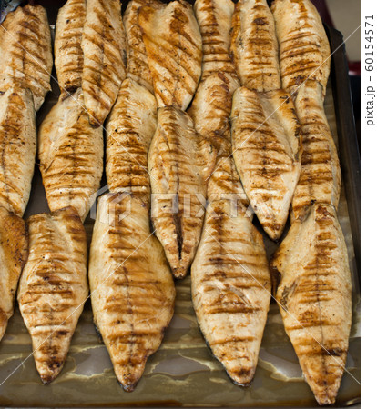 Fish on the grill as tasty seafood Fish on the grill as tasty seafood 60154571