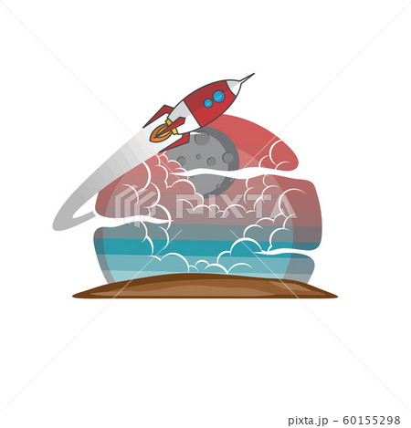 space shuttle rocket sign color logo logotype 60155298