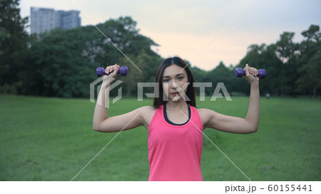 Exercise concepts. Beautiful women are exercising Exercise concepts. Beautiful women are exercising 60155441