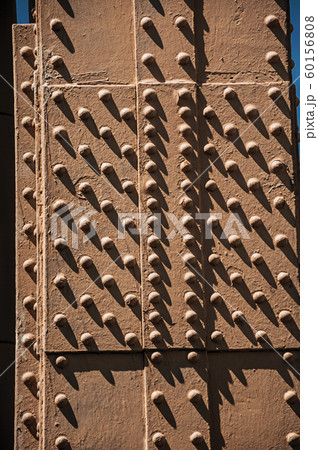 Iron plates and rivets from the Eiffel Tower in Paris Iron plates and rivets from the Eiffel Tower in Paris 60156808