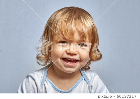 Portrait of little white happy girl. Portrait of little white happy girl. 60157217