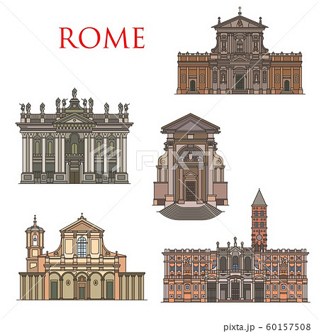 Rome architecture landmarks, Italy buildings Rome architecture landmarks, Italy buildings 60157508
