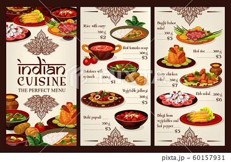 Indian cuisine menu, Asian restaurant food price 60157931