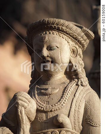 ネパール・バクタプル ダルバール広場 石像 / Durbar Square, Bhaktapur 60159008