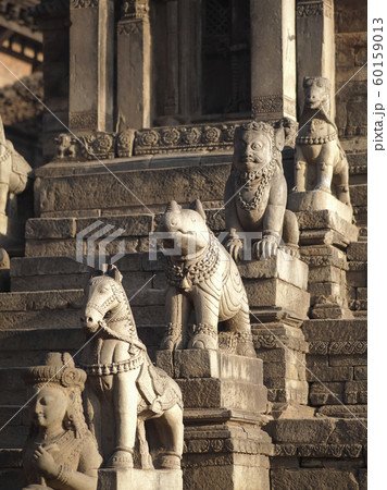 ネパール・バクタプル ダルバール広場 石像 / Durbar Square, Bhaktapur ネパール・バクタプル ダルバール広場 石像 / Durbar Square, Bhaktapur 60159013