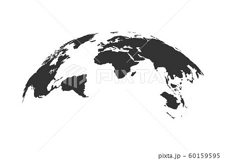 World Map Globe Isolatedのイラスト素材