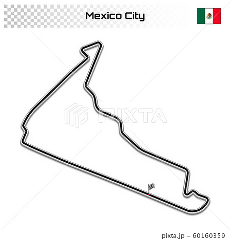 Grand prix race track for motorsport and autosport 60160359