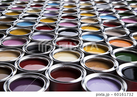 Open cans of paint, Creativity concept 60161732