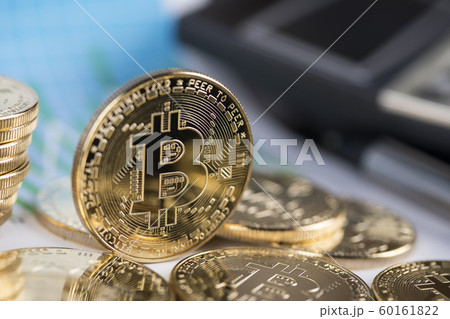 Bitcoins and new virtual money concept 60161822